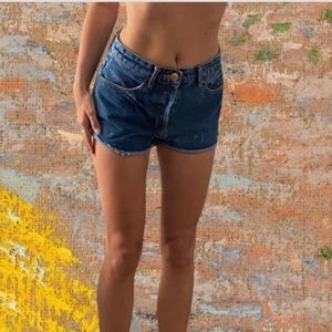 Denim shorts
